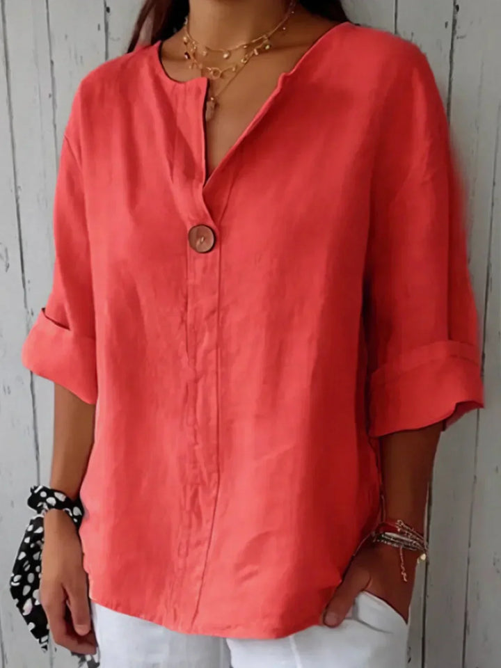 GLORIA - V-NECK BLOUSE