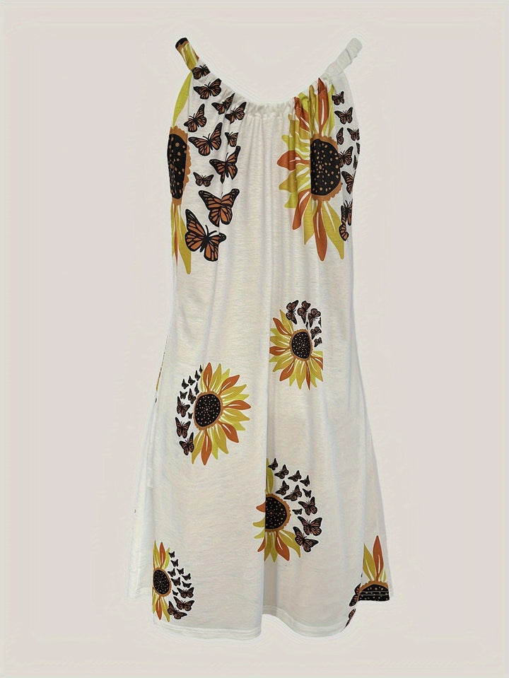 Evelyn™ - Chic Sunflower Dress