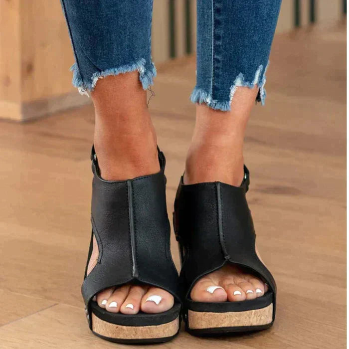 Madeline - Stylish Wedge Sandals