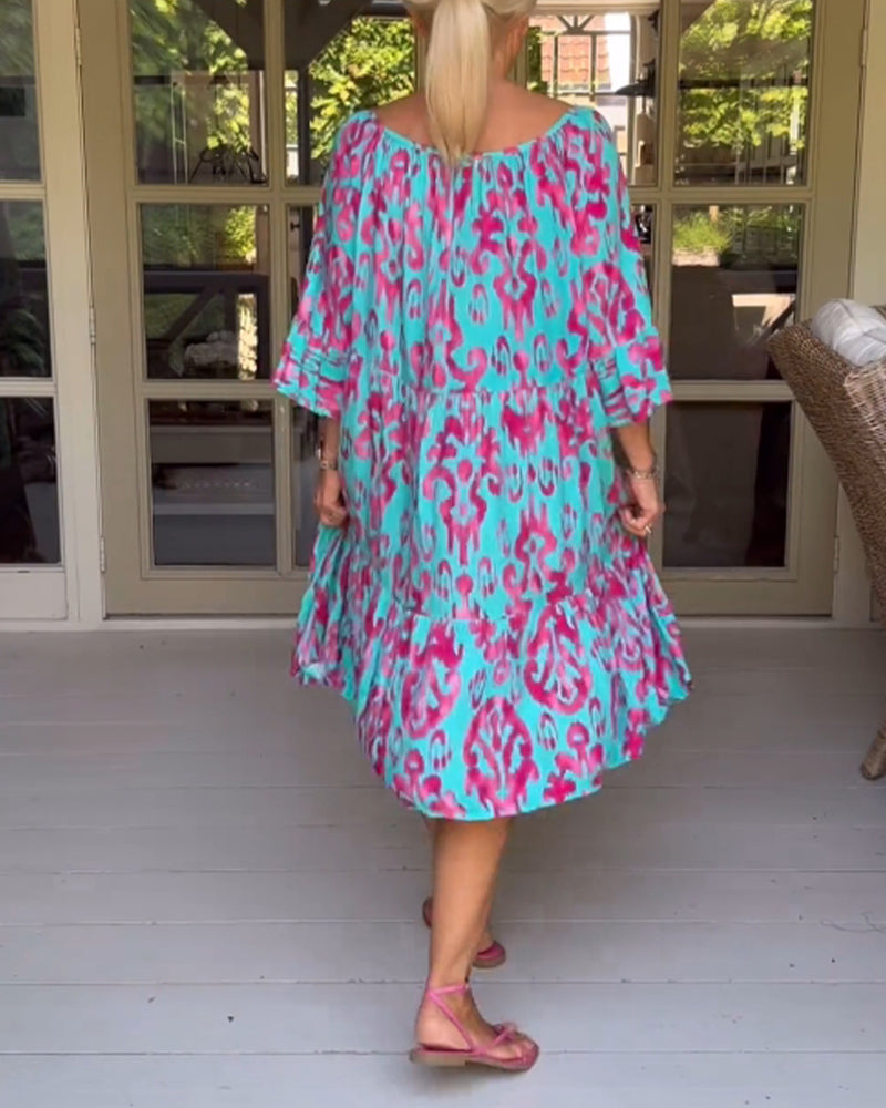 Meredith | Relaxed Bell-Sleeve Dress