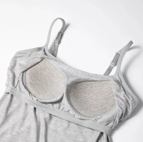 MIMI - LOOSE-FITTING TOP WITH BUILT-IN BRA