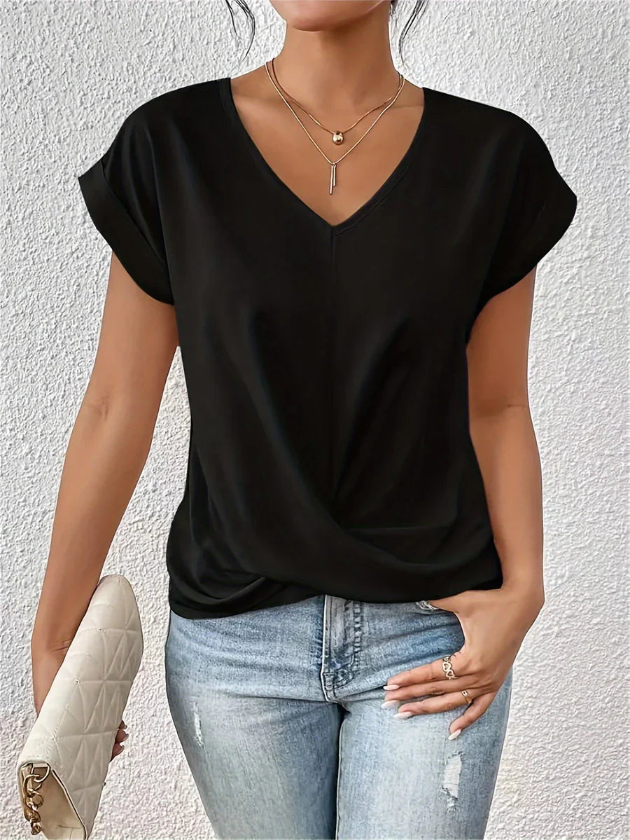 LAYLA | Graceful Drape Top