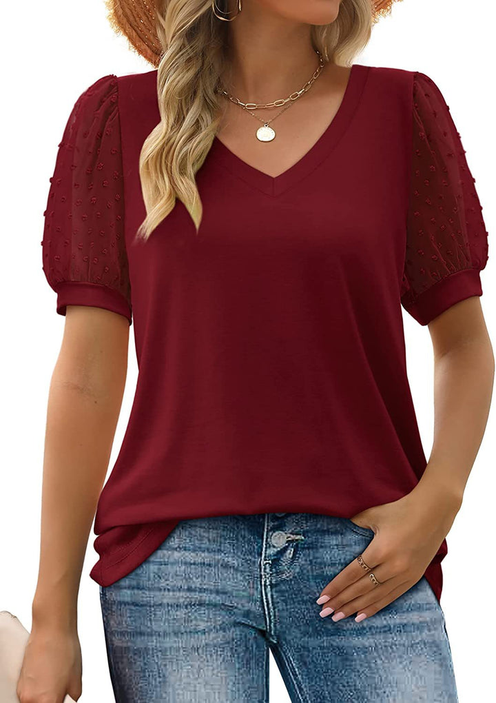 ANNA - Elegant Top With V-neck