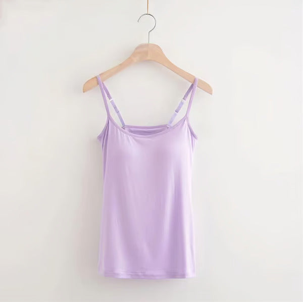 MIMI - LOOSE-FITTING TOP WITH BUILT-IN BRA