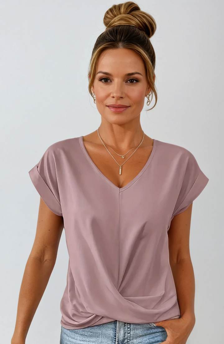 LAYLA | Graceful Drape Top