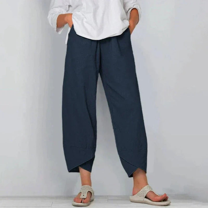 Natasha - Chic cotton and linen trousers