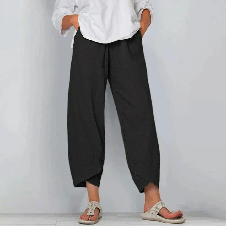 Natasha - Chic cotton and linen trousers