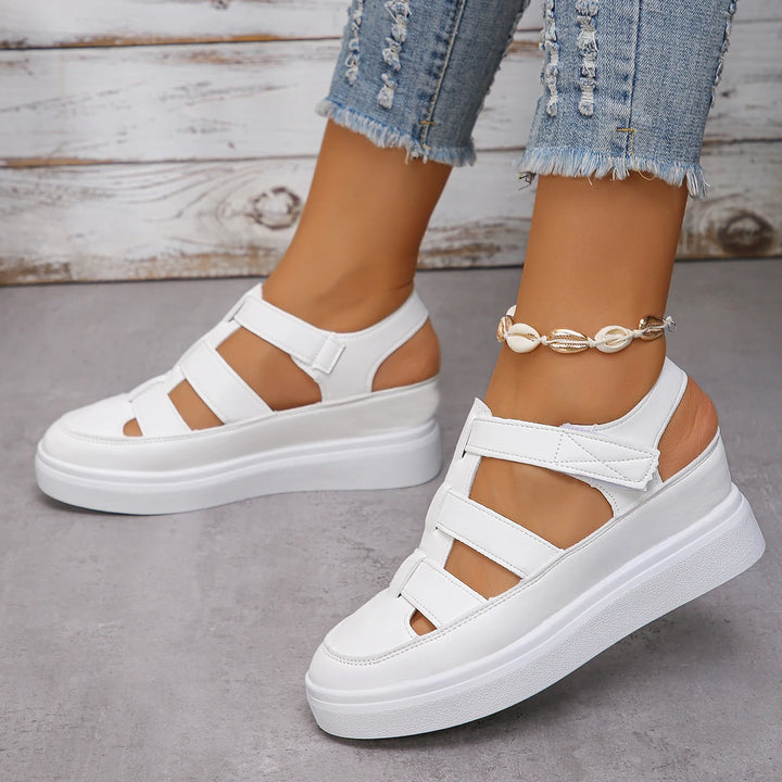 KAYLA - CLOSED-TOE SNEAKER SANDALS