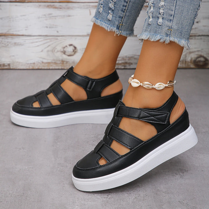 KAYLA - CLOSED-TOE SNEAKER SANDALS