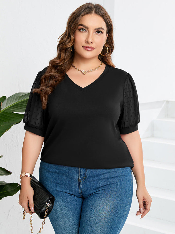 ANNA - Elegant Top With V-neck