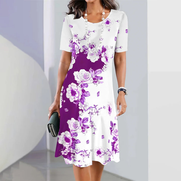 MELANY™ - Colourful Floral Dress