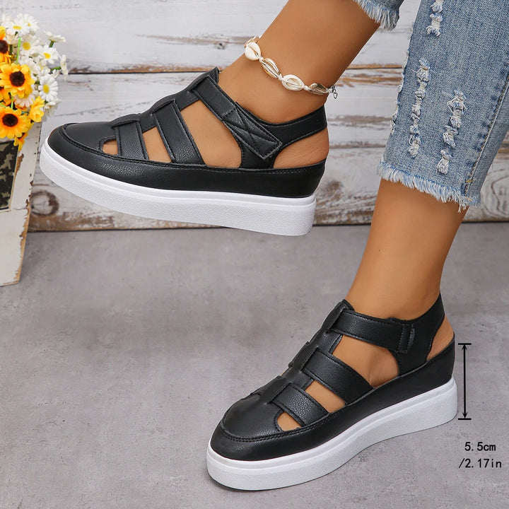 KAYLA - CLOSED-TOE SNEAKER SANDALS