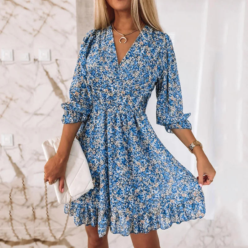 Addison™ - Elegant Floral Dress