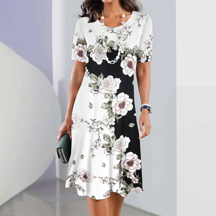 MELANY™ - Colourful Floral Dress