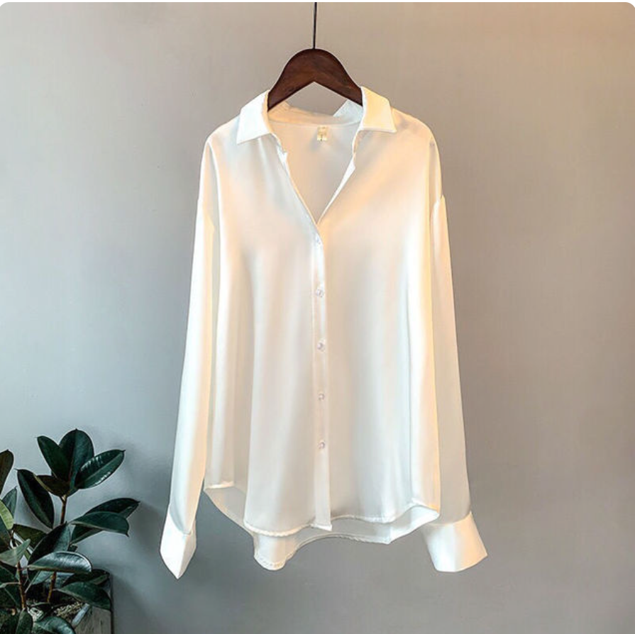 SATIN WOMEN'S SHIRT - Elegance in Every Thread