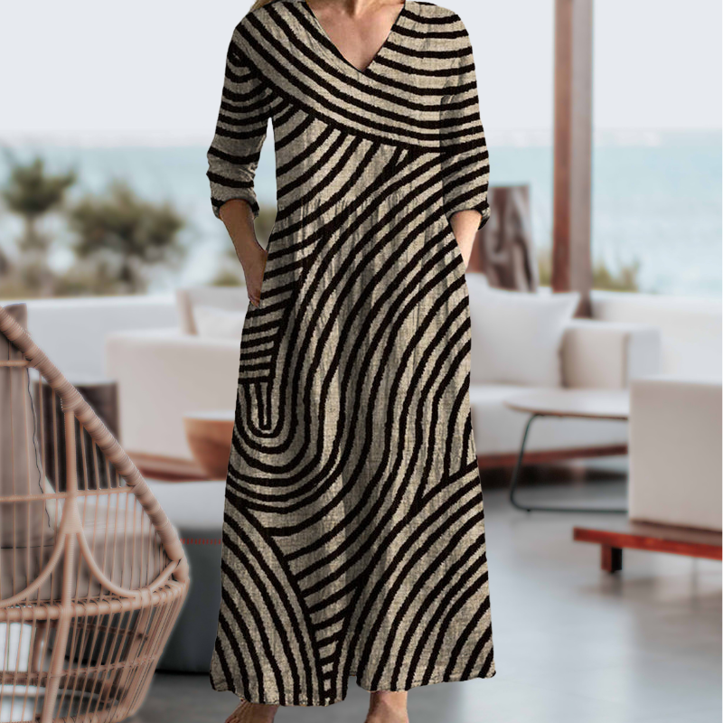 EVE™|VINTAGE STRIPED DRESS