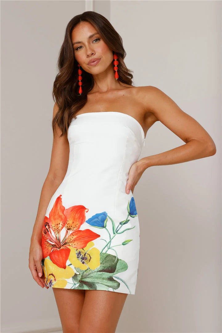 Maria | Slim Fit Floral Dress