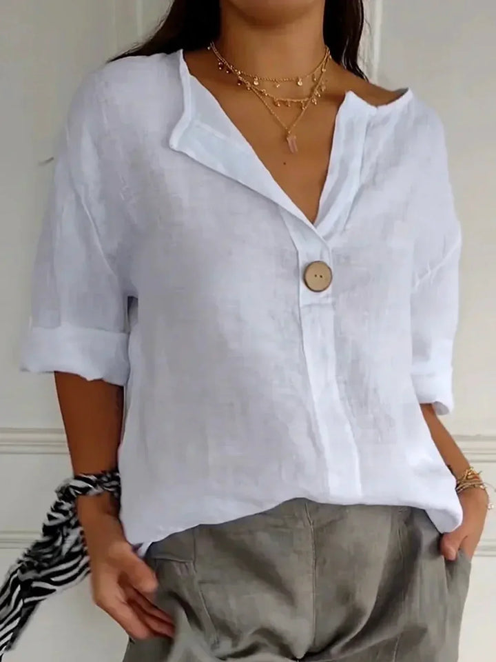 GLORIA - V-NECK BLOUSE