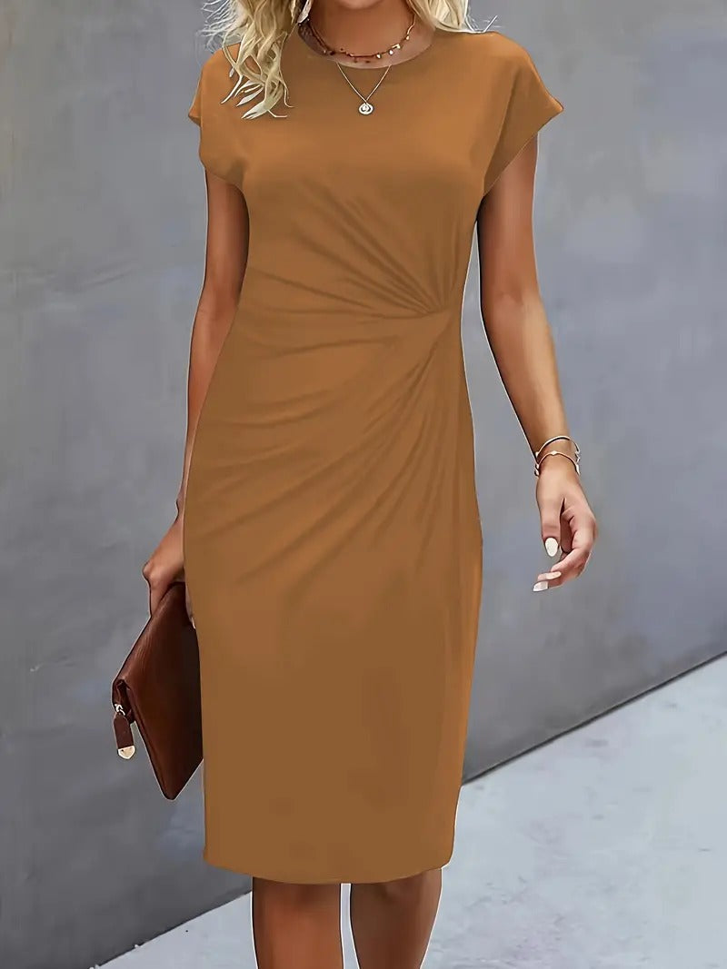 Ciara | Casual round neck dress