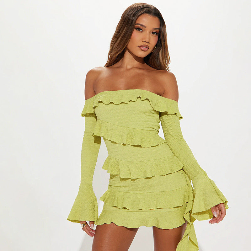 Tammy | Ruffled Fitted Dress