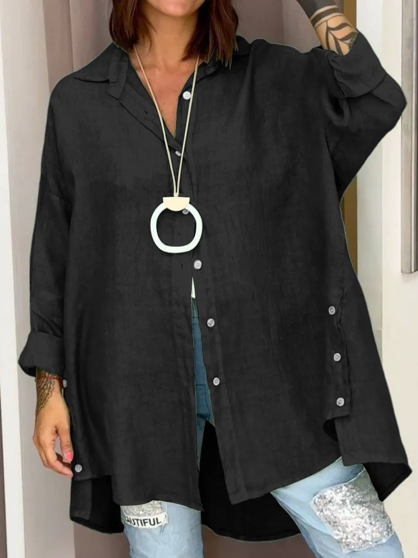 Sophia™ - Oversized Button Shirt