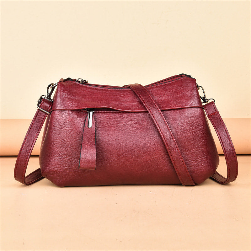 Classic Leather Crossbody Bag