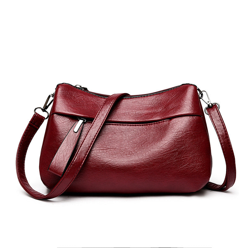 Classic Leather Crossbody Bag