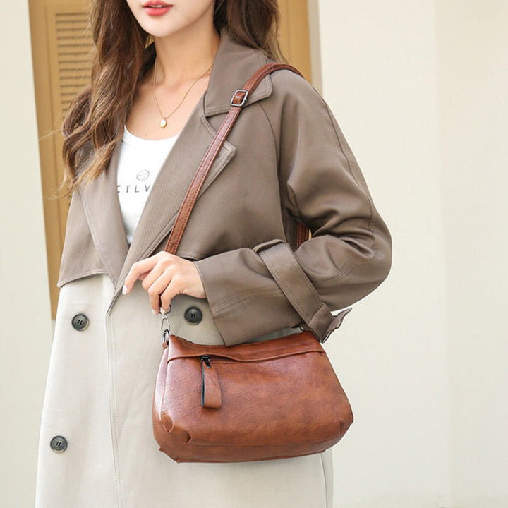 Classic Leather Crossbody Bag