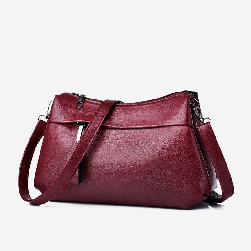 Classic Leather Crossbody Bag