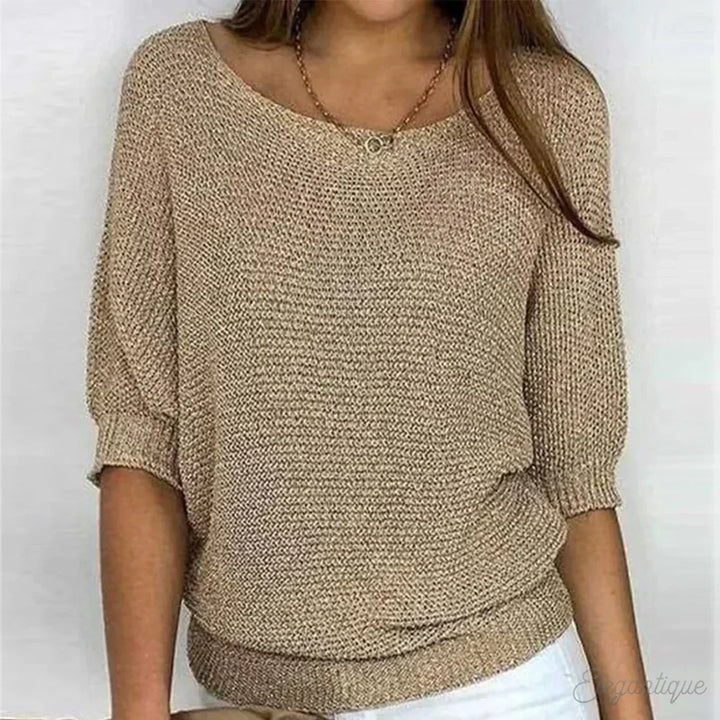 Eunice™ - Relaxed Knit Top